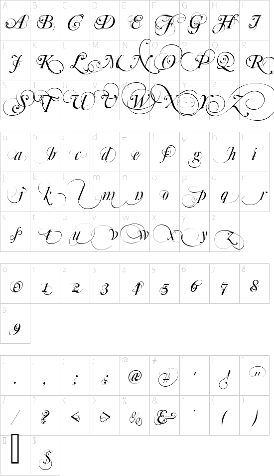Mutlu Character Map