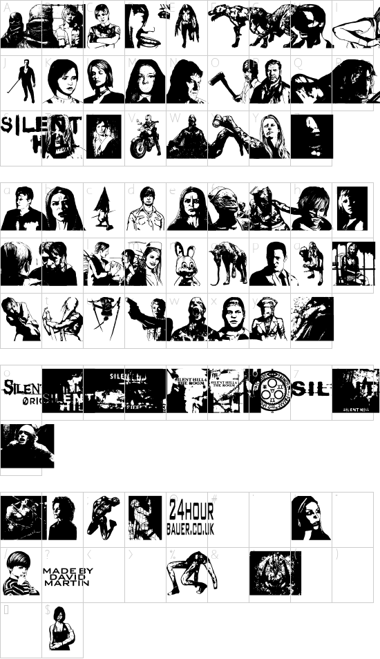 Silent Hill Nightmares Character Map