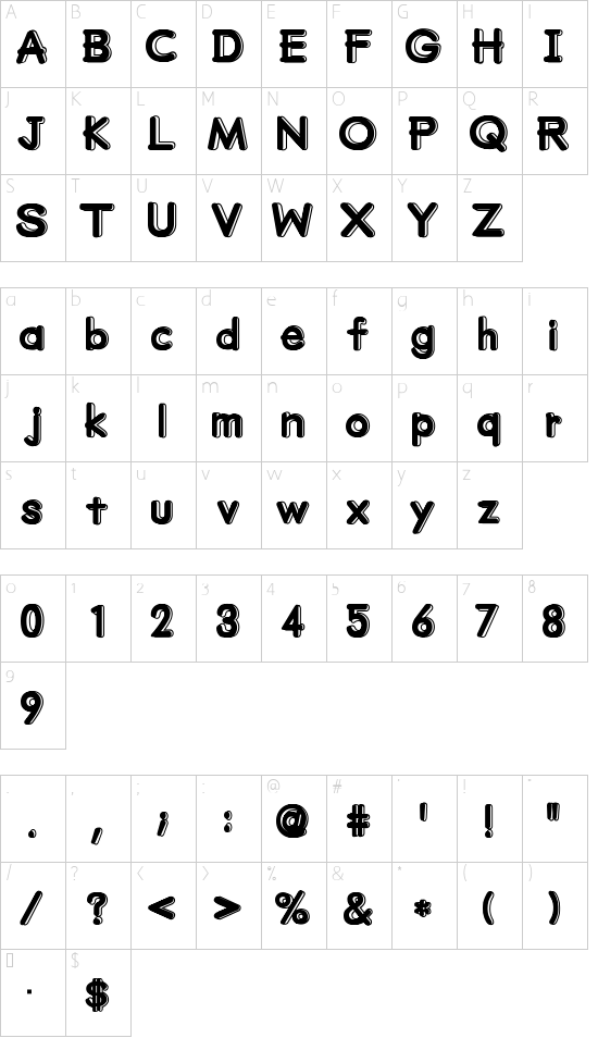 mumumu (sRB) Character Map