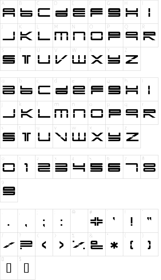 YonderRecoil Character Map