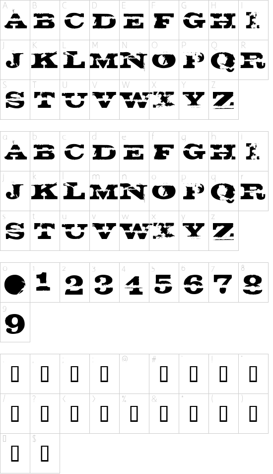 gatecrasher Character Map