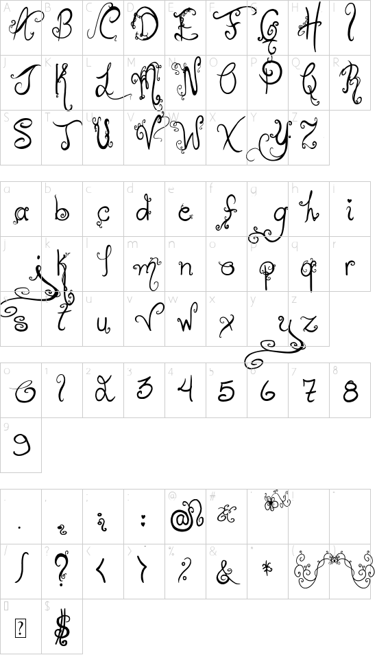 Holiday Home Character Map