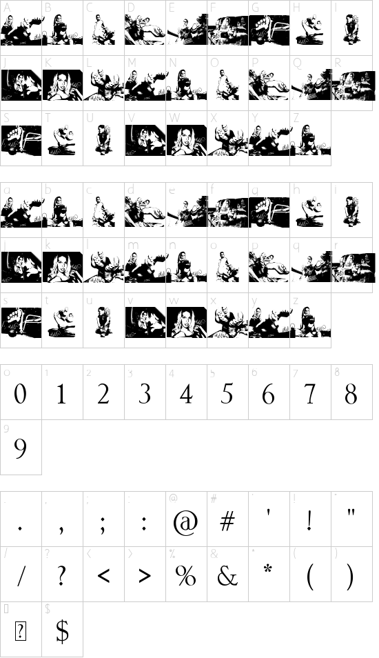 Karyna Feet Character Map