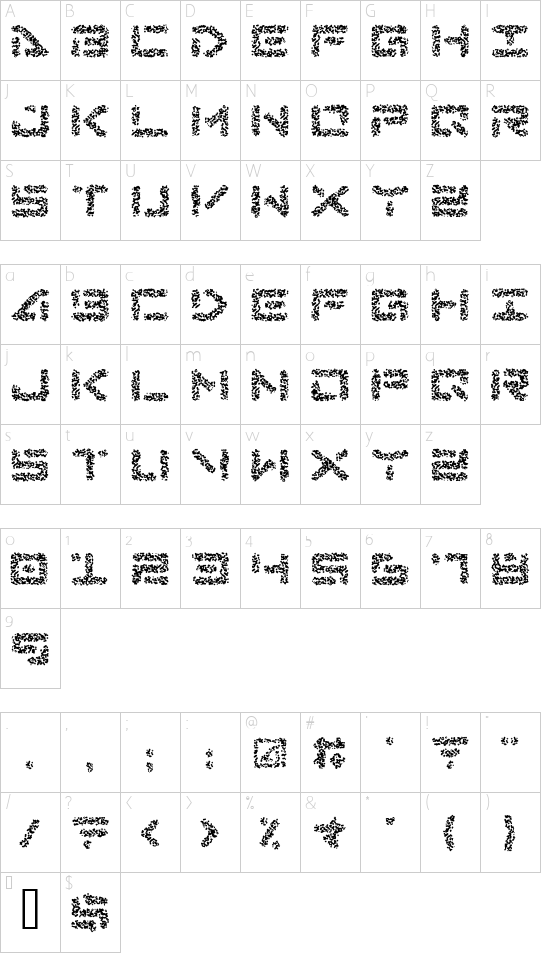 Abduction IV Character Map