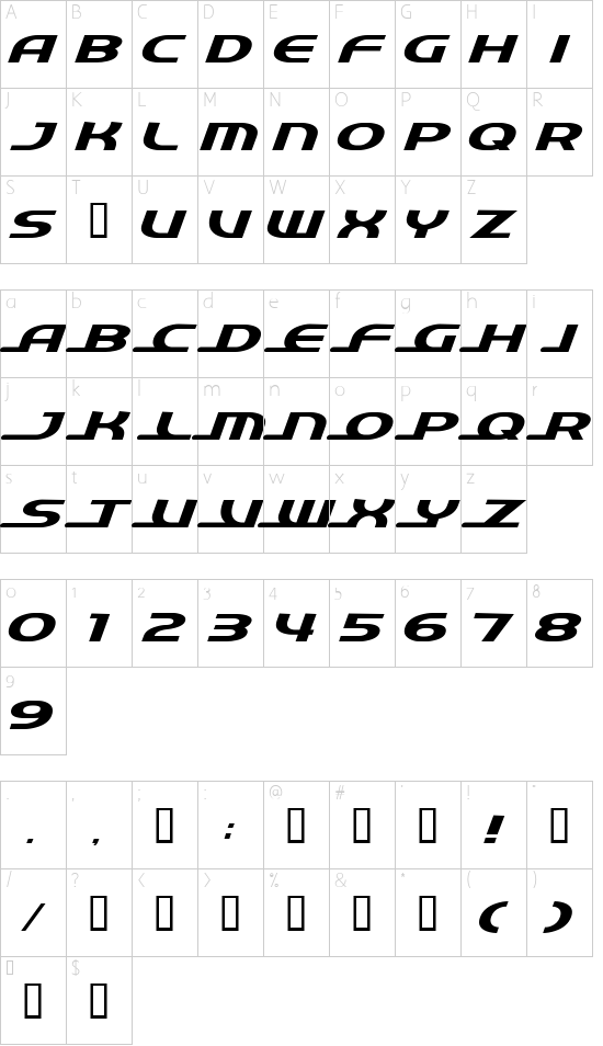 quick Character Map