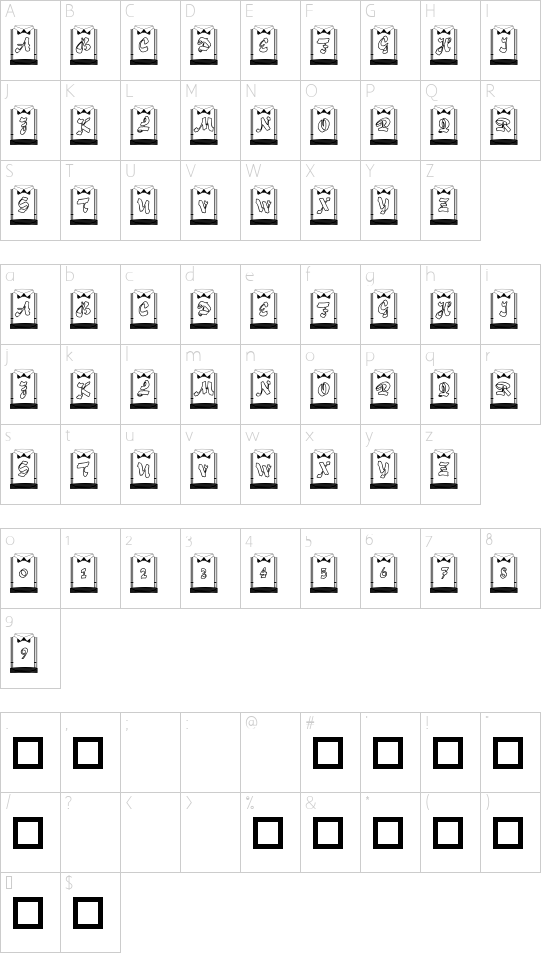 101! Dad Goes Formal Character Map