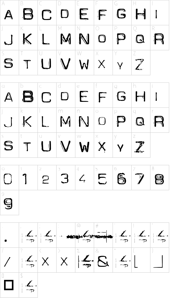 Spacesuit Character Map