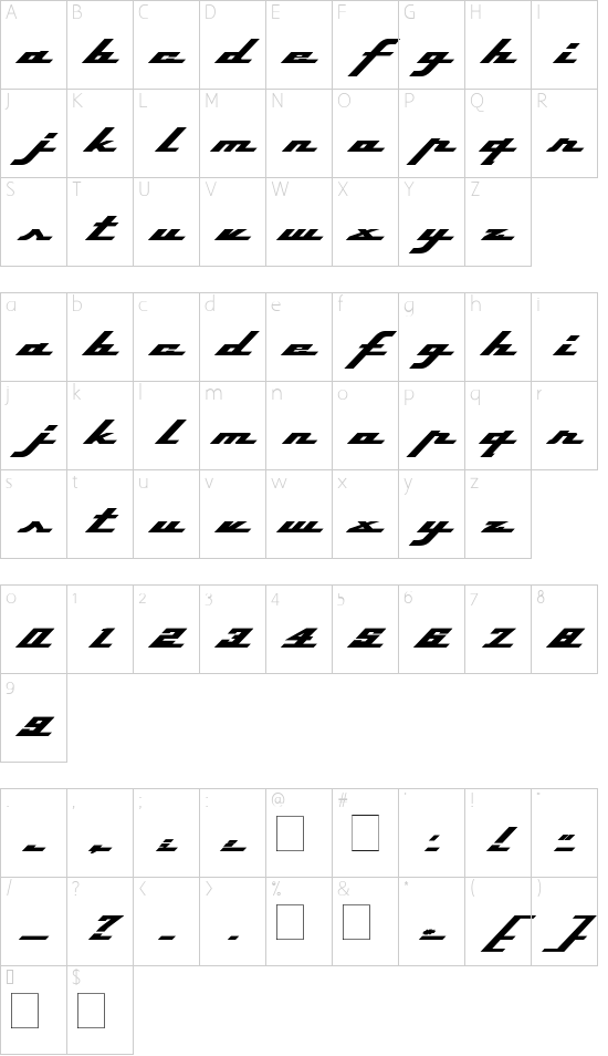 Top Speed Heavy Character Map
