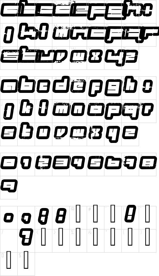 projects Character Map
